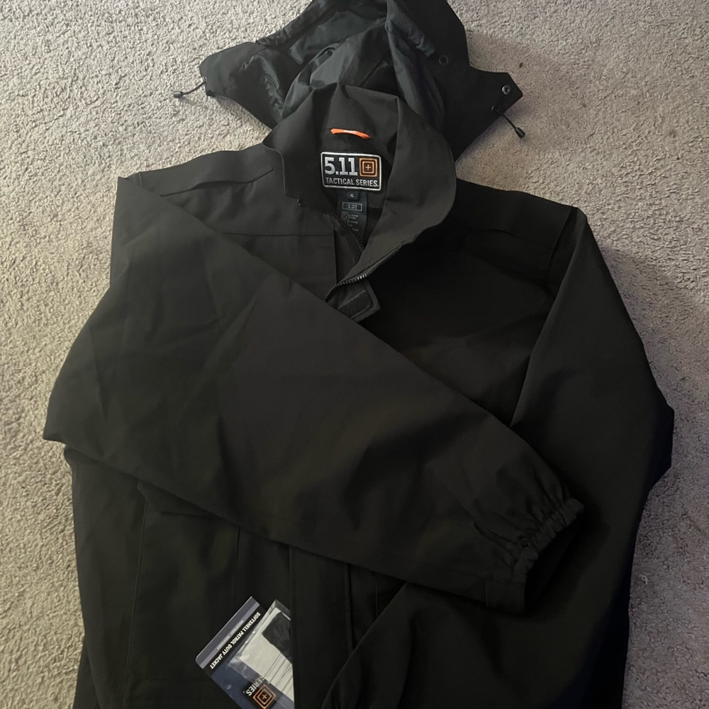 5.11 Tactical Series Black Hooded Jacket
